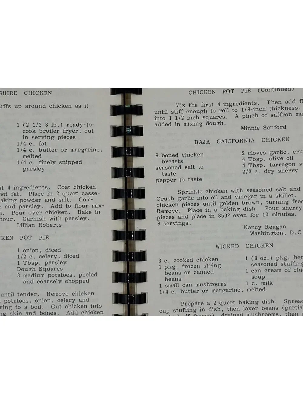 Vintage Community Cookbook, Thomaston Connecticut Methodist Recipes